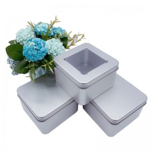 Square Tin Box (90 mm * 90 mm * 55mm)