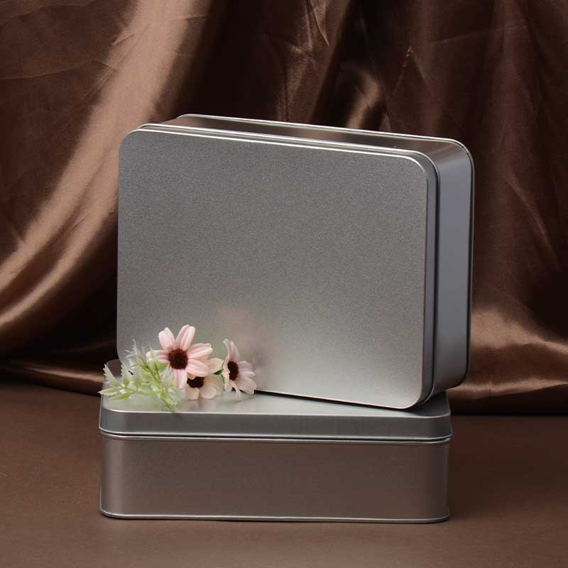 Frosted Metal Storage Box Bird Nest Prezent Pakowanie TIN Box 220 * 160 * 65mm